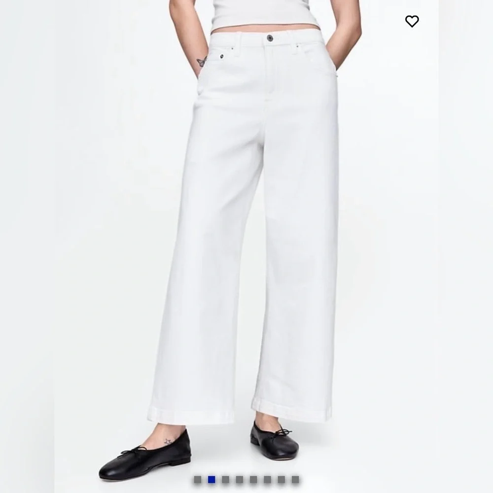 High Rise Stride Wide-Leg Ankle Jeans - Picture 3 of 7